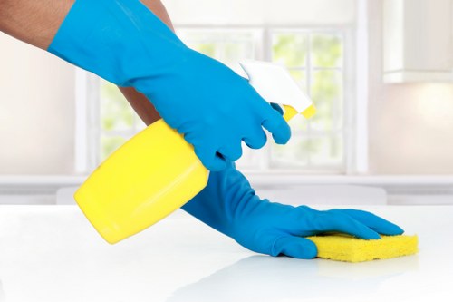 Airbnb cleaning service preparing a Twickenham rental between guest stays