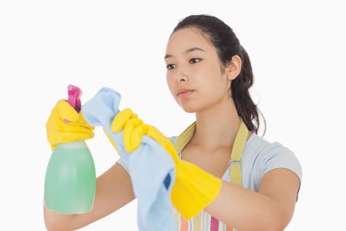Customer booking confirmation and service details for a cleaning appointment