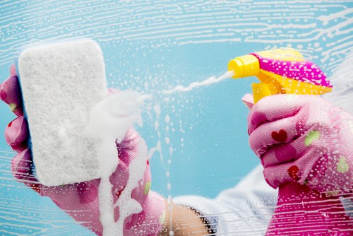 Local cleaning team working in a Twickenham residential property