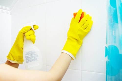 Local cleaners preparing a Twickenham property for handover