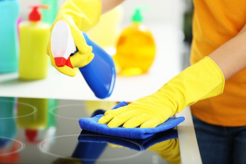 Turnover cleaning and bed reset in a Twickenham holiday let